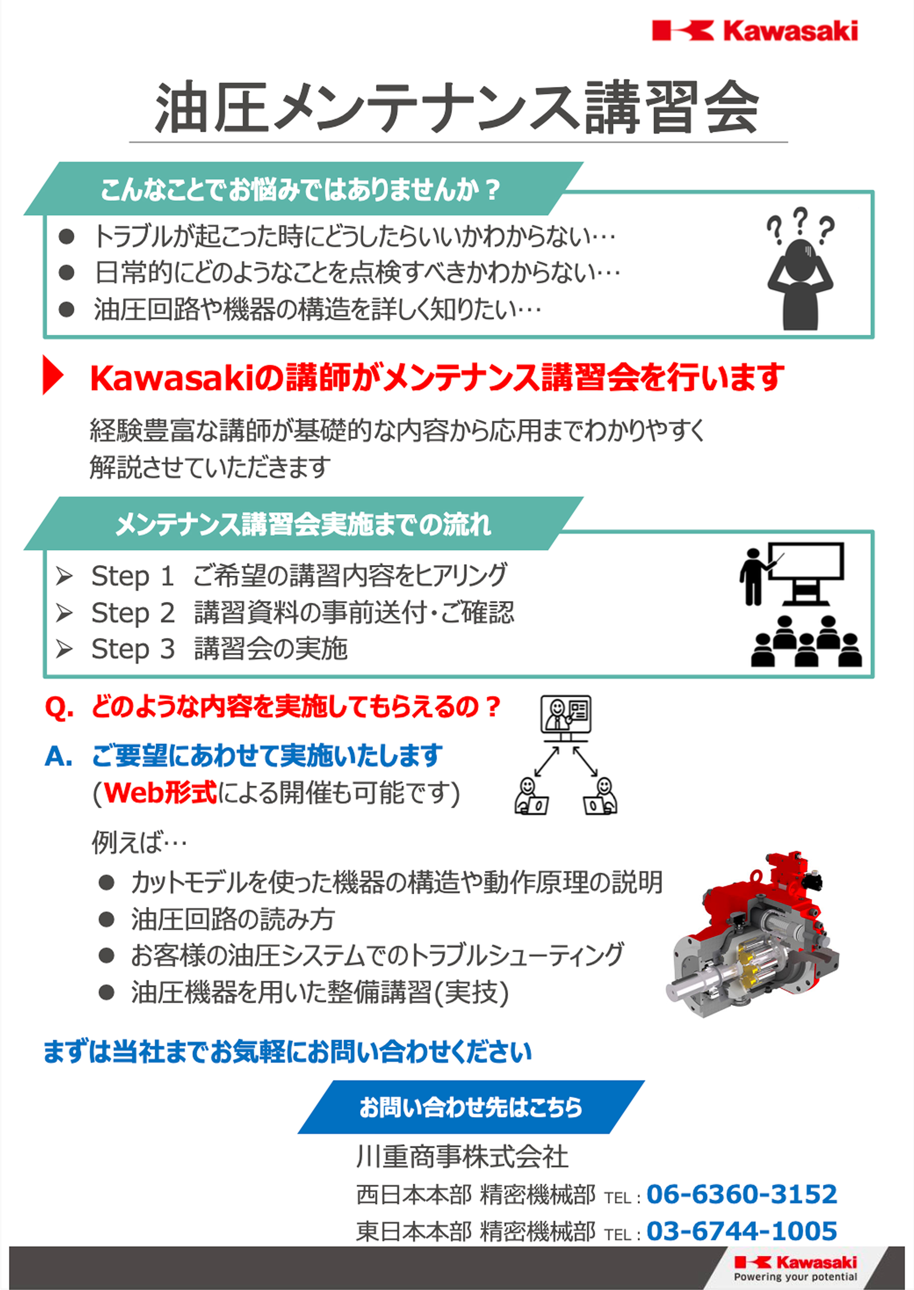 油圧メンテンス