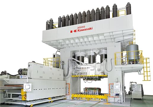 CFRP molding press